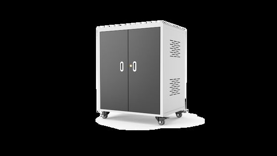 قیمت کارخانه 30 پورت برق AC کابینت شارژ لپ تاپ با ورق گالوانیزه و چرخ های استاندارد پزشکی آلمان