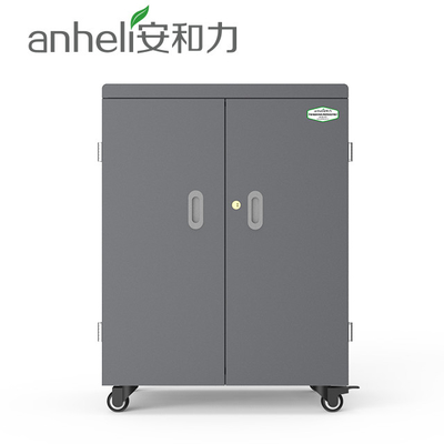 کابینت شارژ هوشمند 8S خاکستری مشکی برای مدرسه تبلت 54 عددی