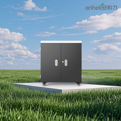 36 پورت USB Smart Tablet Charging Trolley با سیستم حفاظت امنیتی 8S و فن های خنک کننده