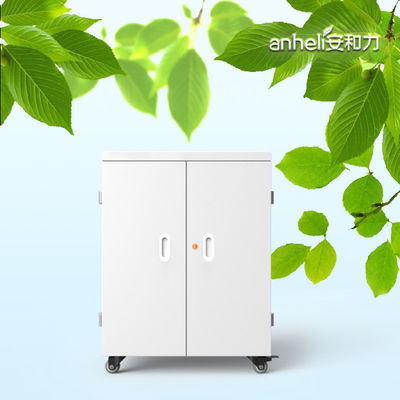 کالسکه شارژ برق 60 پورت AC با کابینت شارژ تبلت ورق گالوانیزه