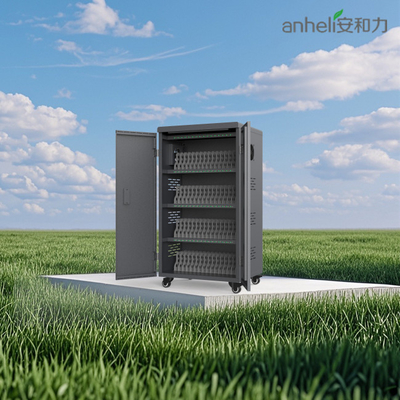 64 Ports USB Slots Charging Cabinet Big Quantity Charging Cart 