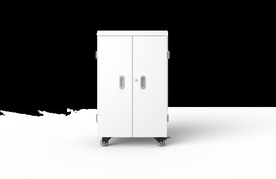 42 پورت شارژ کابینت شارژ آیپد با برق AC مستقیم و چرخ های استاندارد پزشکی آلمان