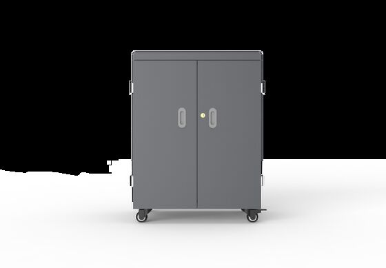 کابینت ذخیره سازی تبلت با 54 درگاه USB با ورق گالوانیزه و سیستم حفاظت امنیتی 8S