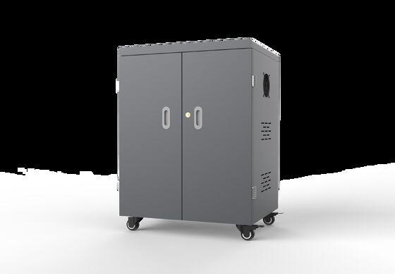 54 پورت USB کالسکه شارژ آیپد با 8S حفاظت امنیتی و ساختار ورق گالوانیزه